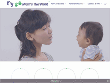 Tablet Screenshot of mums-the-word.co.uk
